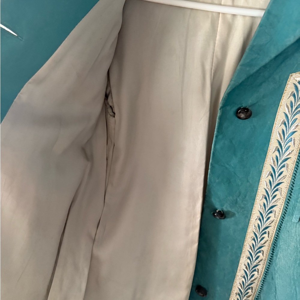 Vintage Leather Fringe Jacket - Picture 2 of 7